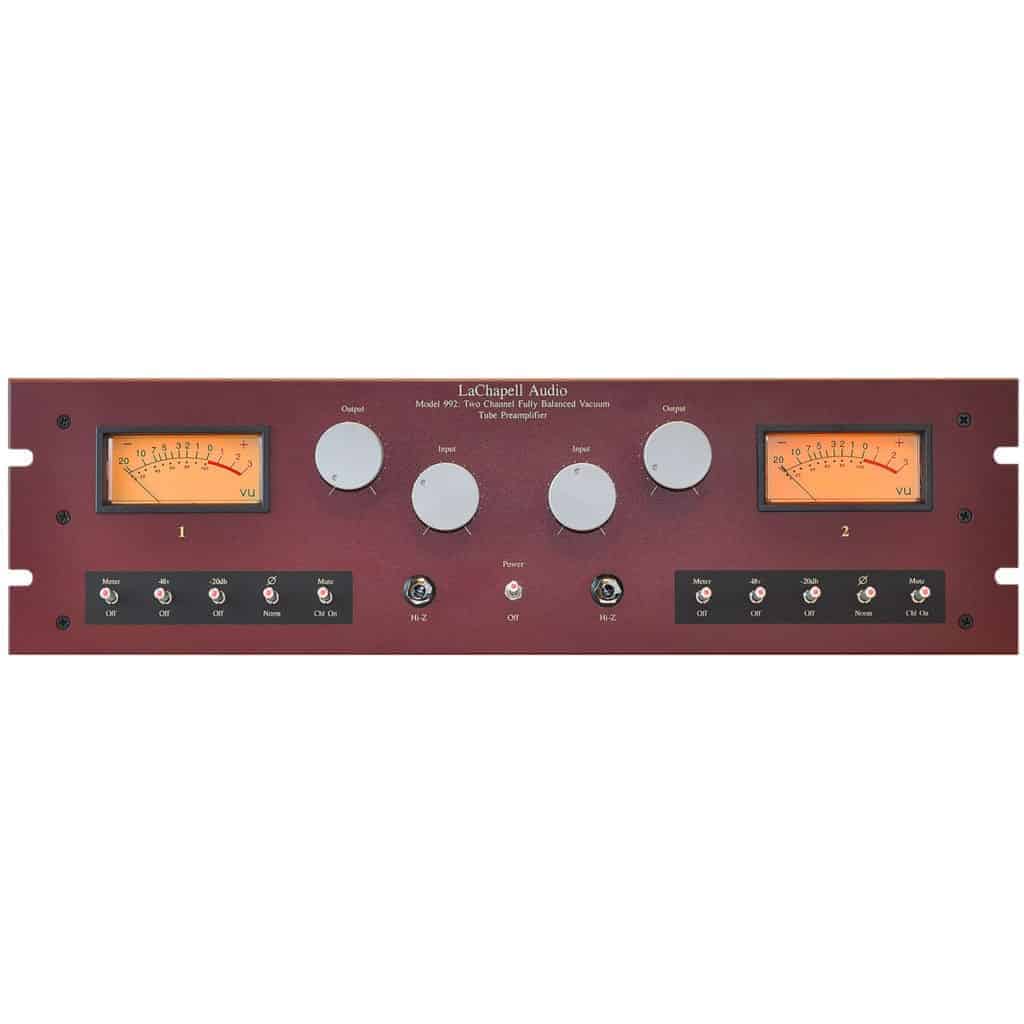 Front Image 992 Two Channel Tube Preamplifier Back